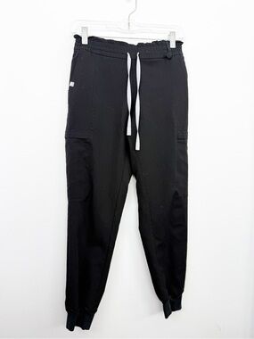 Figs Zamora Jogger Women’s Black Scrub Pant Size XS